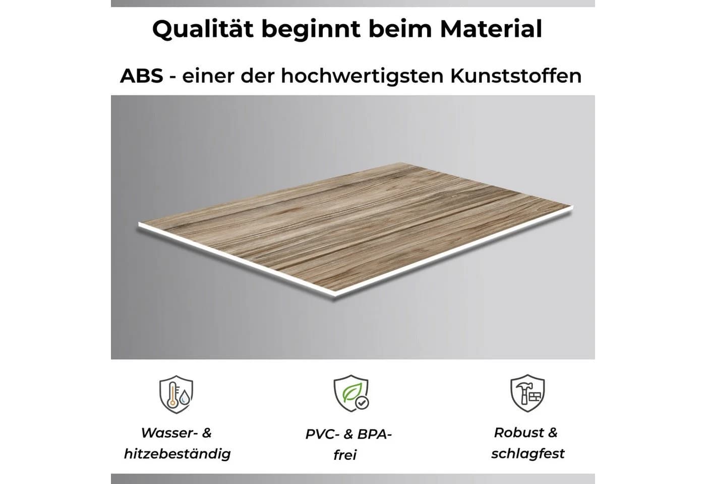 Rodnik Küchenrückwand Nussbaum ABS-Platte - Bild 3