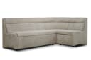 Rodnik Eckbank Vesta Beige mit Stauraum und wechselbaren Schenkeln Bild 1