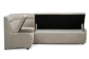 Rodnik Eckbank Vesta Beige mit Stauraum und wechselbaren Schenkeln Bild 5