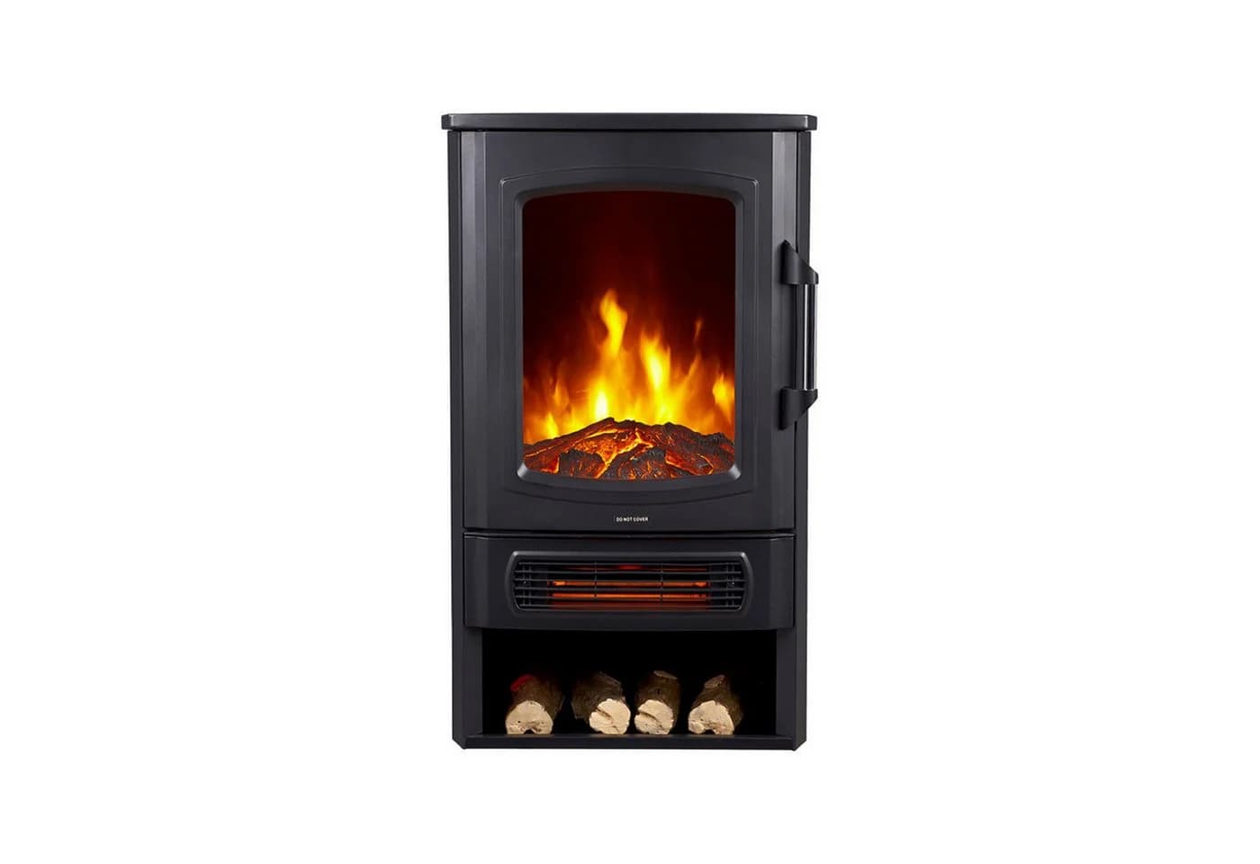 GLOW FIRE Elektrokamin LED Ofen mit Timer und Heizfunktion Schwarz - Bild 5
