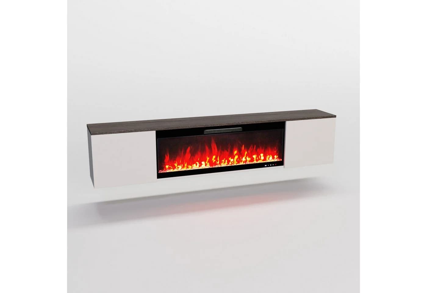 GLOW FIRE Elektrokamin Sideboard CW7 mit Core 106 in Schwarz oder Weiss