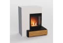 GLOW FIRE Narvik Vision Bioethanol Kamin Weiß mit Sicherheitstür Bild 1