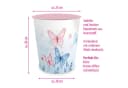 itenga Papierkorb Elara Schmetterling Kunststoff Kinder Bild 1