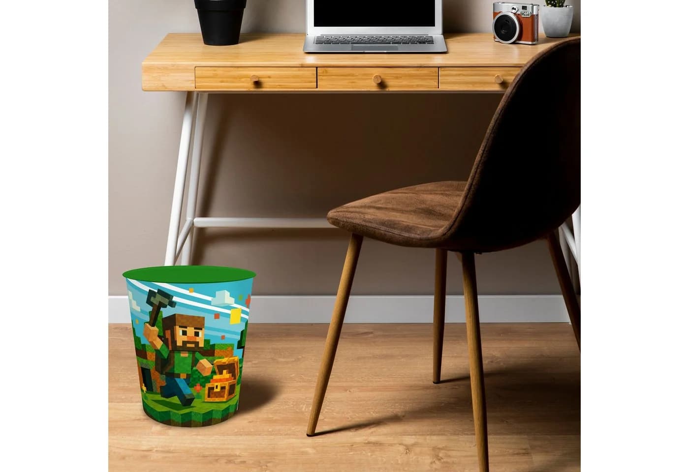 itenga Papierkorb Kinder Blockgame PIXEL Kunststoff ca. 11 Liter - Bild 3