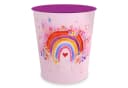 itenga Papierkorb Kinder Regenbogen Motiv Kunststoff Bild 2