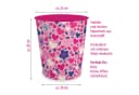 itenga Papierkorb ca. 11 Liter - Motiv HERZEN Bild 1