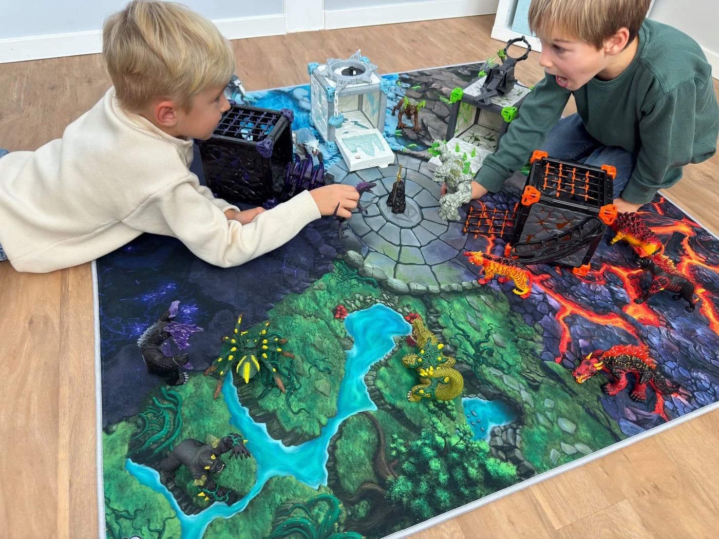 SkippiDoo Kinderteppich Fantasy World 1,6m x 1,6m