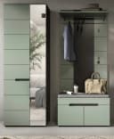 Inn.Furn Garderoben-Set Cooper 3-teilig Salbei Grün Basalt Grau Bild 1