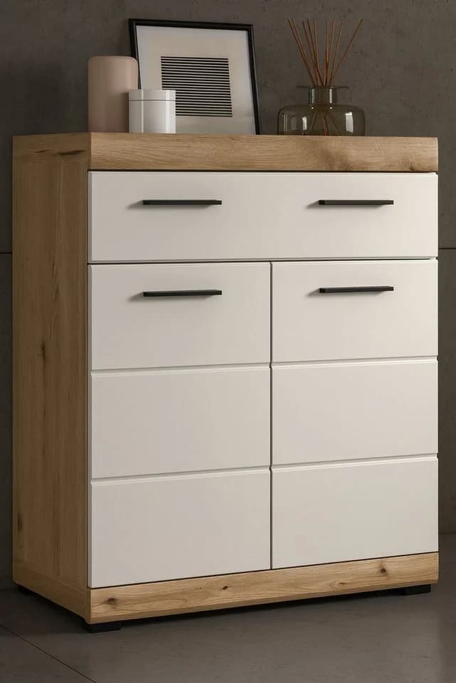 Inn.Furn Badkommode Shawn 2-türig Eiche Sand/Kaschmir - Bild 5