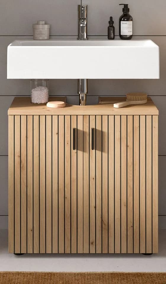 Inn.Furn Waschbeckenunterschrank Livia Artisan Eiche Dekor 60 cm