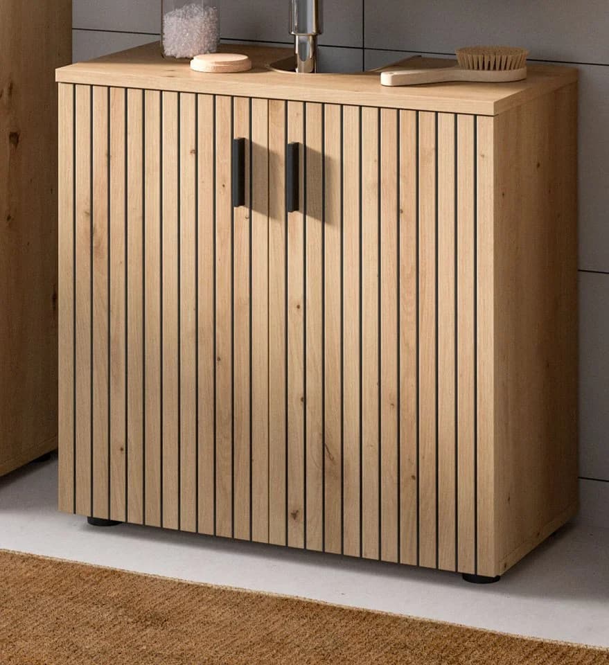 Inn.Furn Waschbeckenunterschrank Livia Artisan Eiche Dekor 60 cm - Bild 2