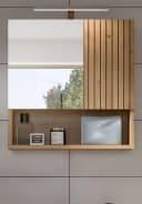 Inn.Furn Spiegelschrank Livia Artisan Eiche 2-türig mit LED-Beleuchtung Bild 1