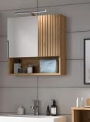 Inn.Furn Spiegelschrank Livia Artisan Eiche 2-türig mit LED-Beleuchtung Bild 4