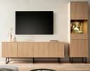 Furn.Design Wohnwand Breda Stone Eiche Push-to-Open Bild 3