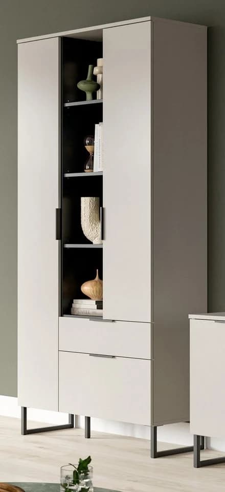 Inn.Furn Stauraumschrank Morena 3-türig 90 x 192 cm 12 Fächer Soft-Close - Bild 2