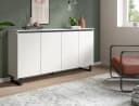 Inn.Furn Sideboard Gelia Weiß Schwarz Soft-Close 4-türig Bild 1