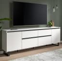 Inn.Furn Lowboard Gelia XL TV Unterschrank Weiß Schwarz 188 cm Bild 5