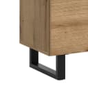Inn.Furn Sideboard Gelia Eiche Schwarz Soft-Close 4-türig Bild 5