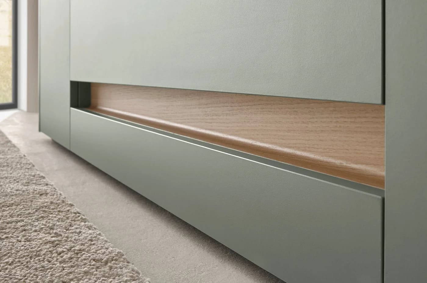 Furn.Design Lowboard Center Salbei Grün Eiche TV Unterschrank - Bild 5