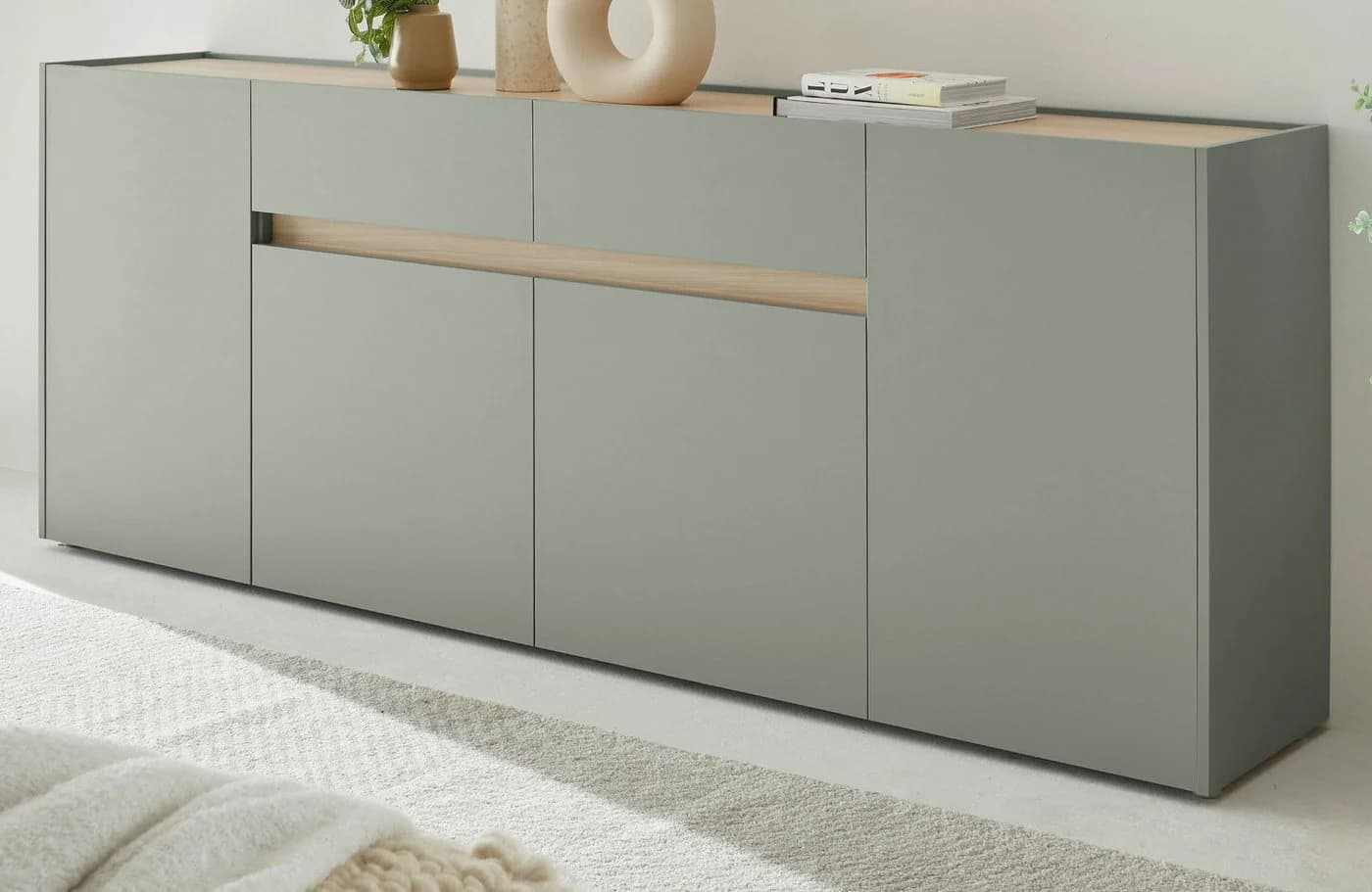 Furn.Design Sideboard Center - Modernes Sideboard Salbei Grün - Bild 2