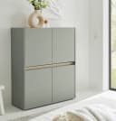 Furn.Design Highboard Center Salbei Grün mit Eiche 4-türig Bild 1
