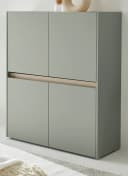 Furn.Design Highboard Center Salbei Grün mit Eiche 4-türig Bild 2