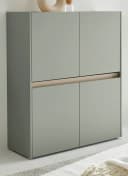 Furn.Design Highboard Center Salbei Grün mit Eiche 4-türig Bild 5