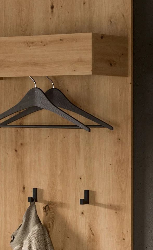 Inn.Furn Garderobenpaneel Borga Wandgarderobe Eiche Artisan - Bild 3