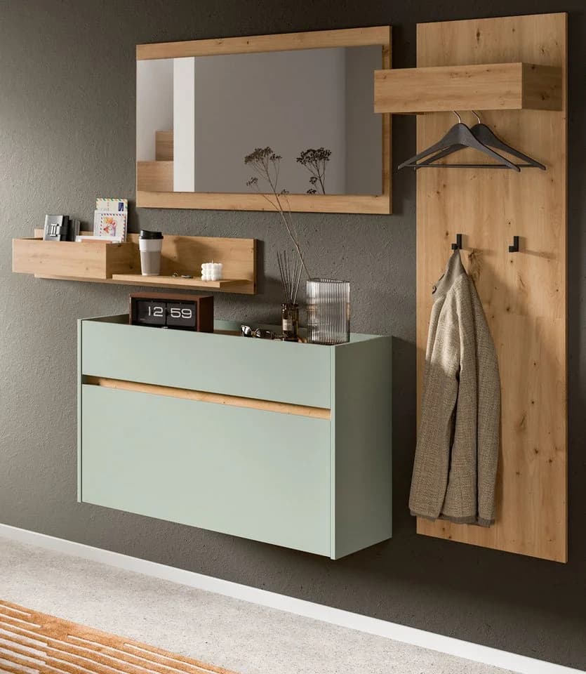 Inn.Furn Garderobenpaneel Borga Wandgarderobe Eiche Artisan - Bild 5
