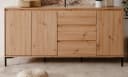 Furn.Design Sideboard Bastia Eiche Artisan 3-türig 3 Schubladen Bild 1