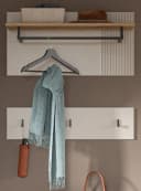 Inn.Furn Garderobenpaneel Skid Wandgarderobe Kaschmir Sand Eiche Bild 1