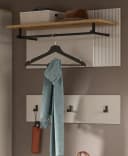 Inn.Furn Garderobenpaneel Skid Wandgarderobe Kaschmir Sand Eiche Bild 2