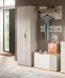 Inn.Furn Garderobenbank Skid Beige Eiche 2-türig Bild 5