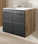 Inn.Furn Waschtisch Cover Schwarz Matt Eiche 60 cm Bild 2