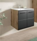 Inn.Furn Waschtisch Cover Schwarz Matt Eiche 60 cm Bild 3