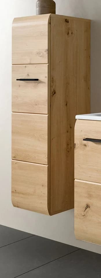 Inn.Furn Badkommode Cover Eiche Artisan 30x106 cm Hängeschrank oder stehend