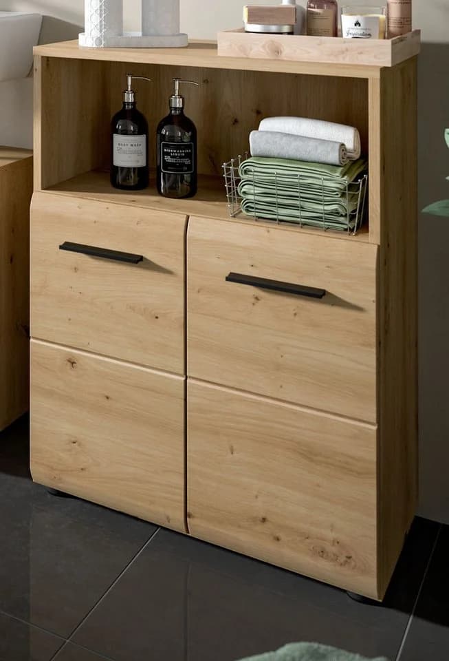 Inn.Furn Kommode Cover Bad Eiche Artisan 2-türig - Bild 2