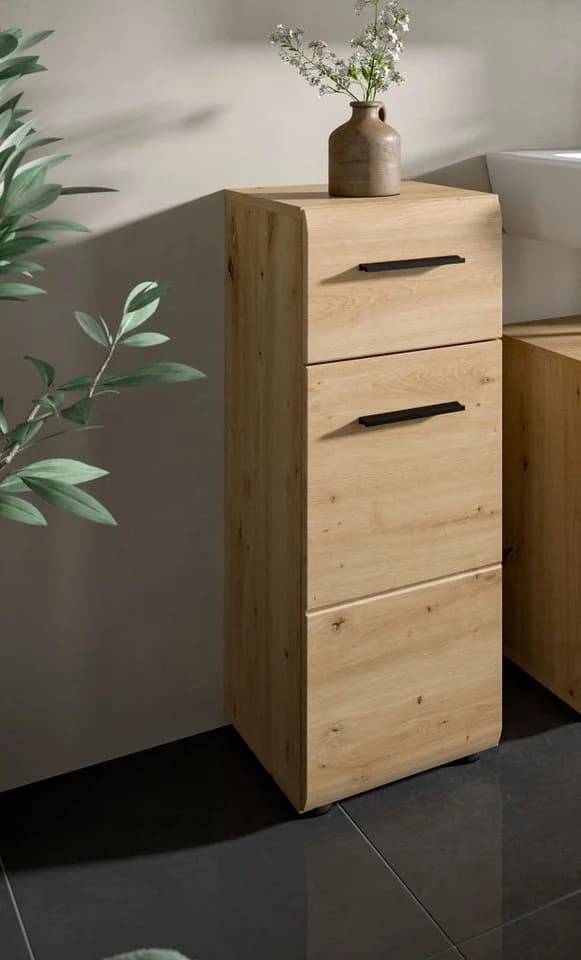 Inn.Furn Badkommode Cover Eiche Artisan mit Vollauszug - Bild 3