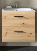 Inn.Furn Waschtisch Cover mit Keramik-Waschbecken und 2 Schubkästen Bild 1
