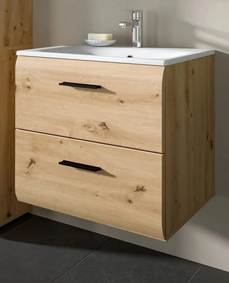 Inn.Furn Waschtisch Cover mit Keramik-Waschbecken und 2 Schubkästen - Bild 2