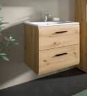 Inn.Furn Waschtisch Cover mit Keramik-Waschbecken und 2 Schubkästen Bild 3