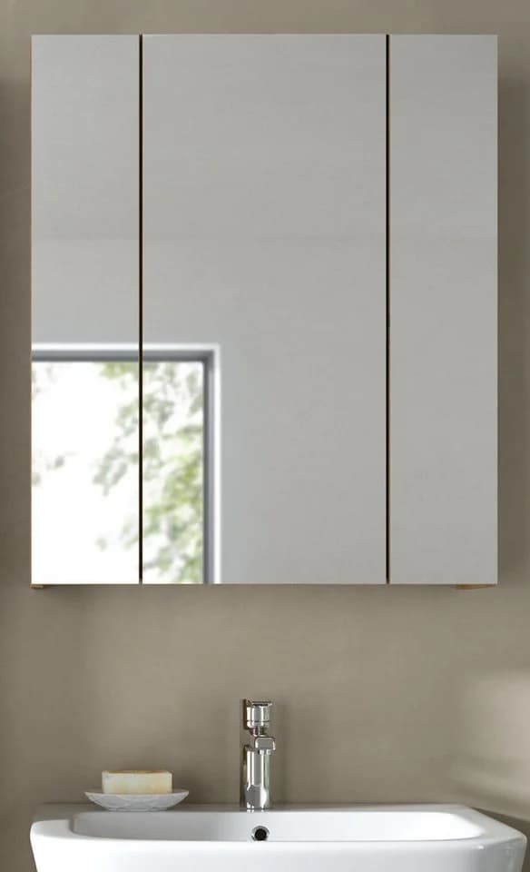 Inn.Furn Badezimmerspiegelschrank Cover 3-türig Artisan Eiche