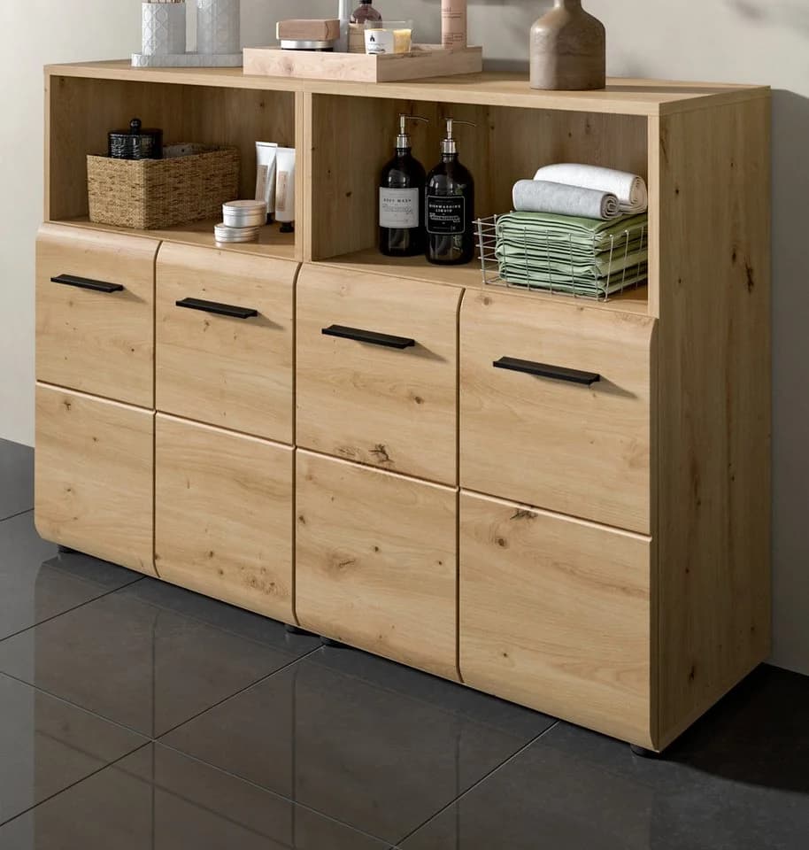 Inn.Furn Badkommode Cover Set 2x Eiche Artisan - Bild 2