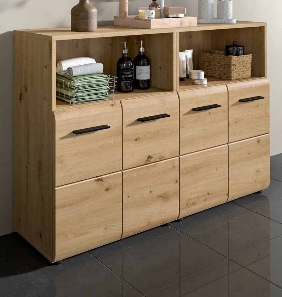Inn.Furn Badkommode Cover Set 2x Eiche Artisan - Bild 5