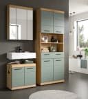 Inn.Furn Badmöbel-Set Shawn 3-teilig Salbeigrün Eiche Bild 3