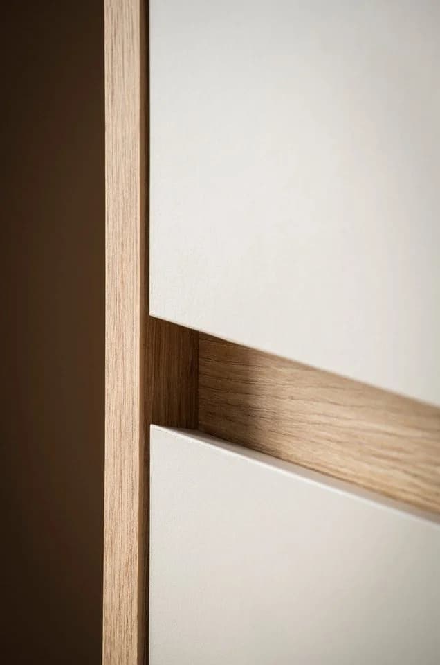 Furn.Design Buffet Kiruma 5-türig Kaschmir/Sand und Artisan Eiche - Bild 4
