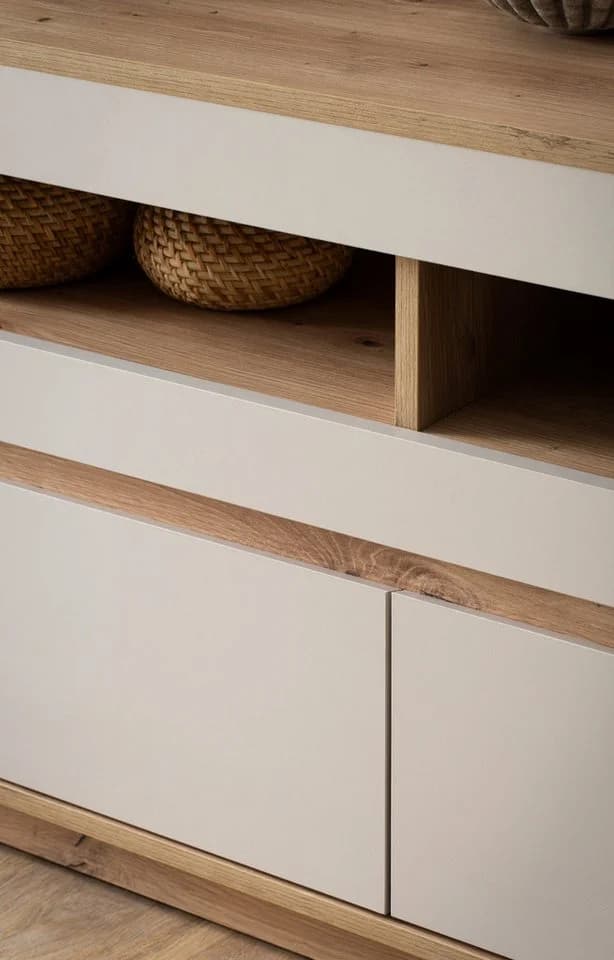 Lowboard im Scandi-Design aus Eiche Artisan - Bild 4