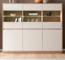 Furn.Design Highboard Kiruma 6-türig Soft-Close Kaschmir Sand Artisan Eiche Bild 1