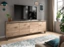 Inn.Furn Lowboard Delio TV Unterschrank Eiche Grau 184x64 cm Bild 1