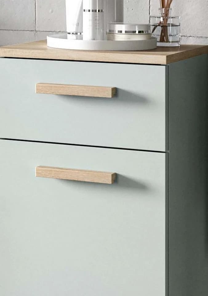Inn.Furn Waschbeckenunterschrank Luna Hellgrün Eiche 2-türig - Bild 4